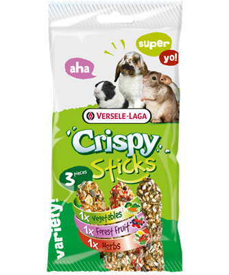 crispy herbivoren sticks ( snoep )