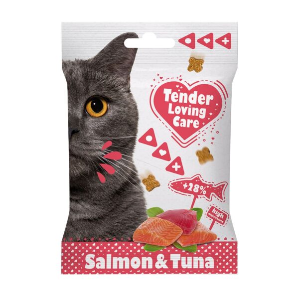 Tlc soft kattensnack zalm & tonijn