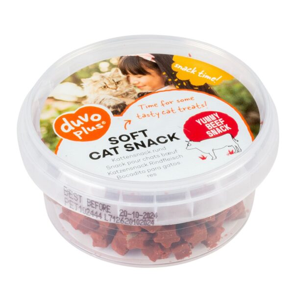 Zachte kattensnack rund