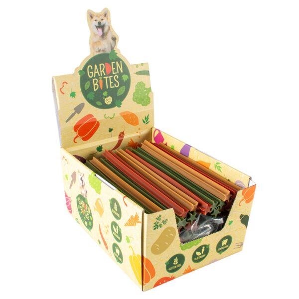 Garden bites dental sticks gemengde kleuren
