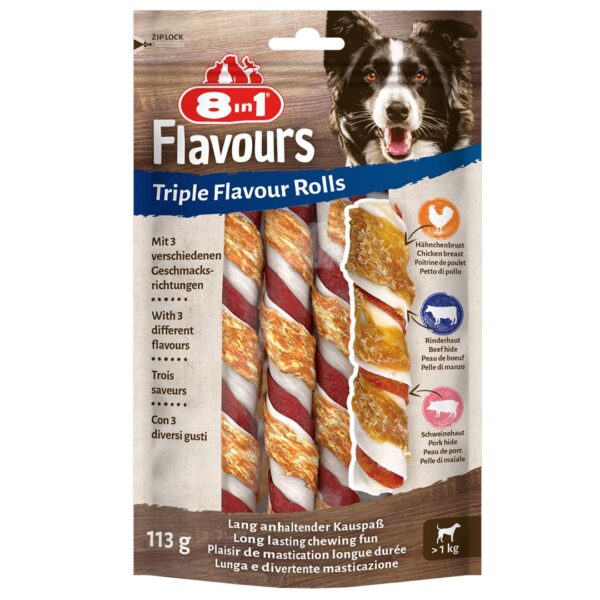 Delights triple flavour rolls