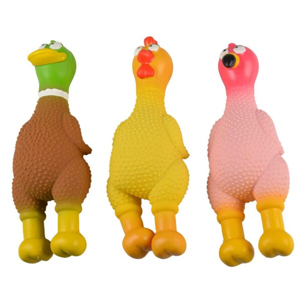 Latex vogels met kippenvel gemengde kleuren