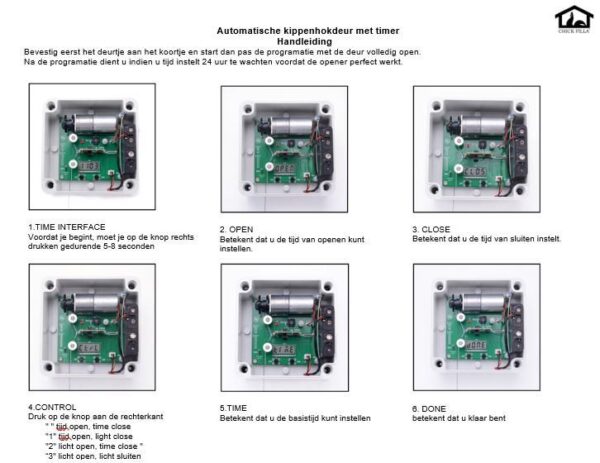 Chick Filla Automatische deuropener