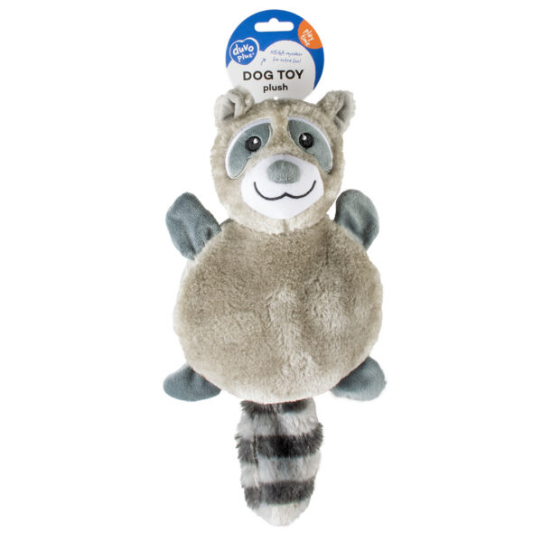 Pluche Wasbeer mega squeaky Grijs