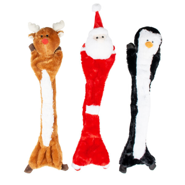 Xmas Pluche lange knuffel crackle Gemengde kleuren